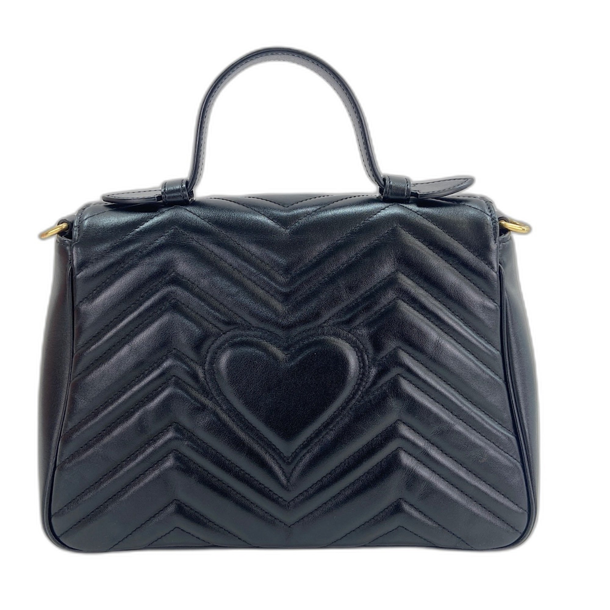 Gucci Black Handbag Shoulder Bag (Pre-Owned)