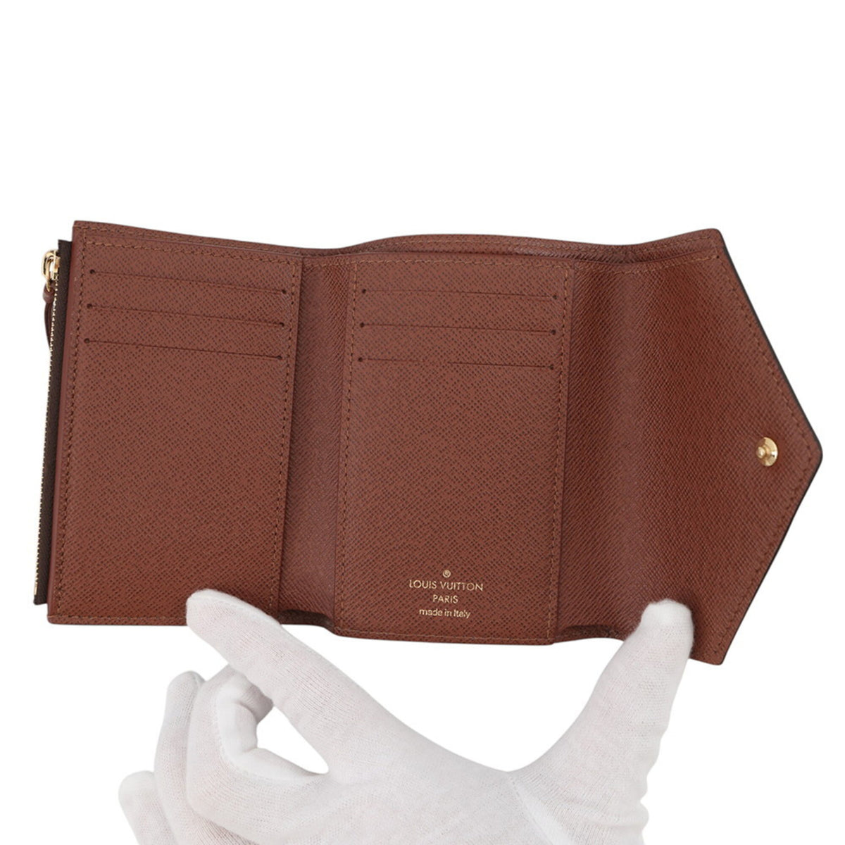 Louis Vuitton Monogram Brown Monogram Wallet (Tri-Fold) (Pre-Owned)