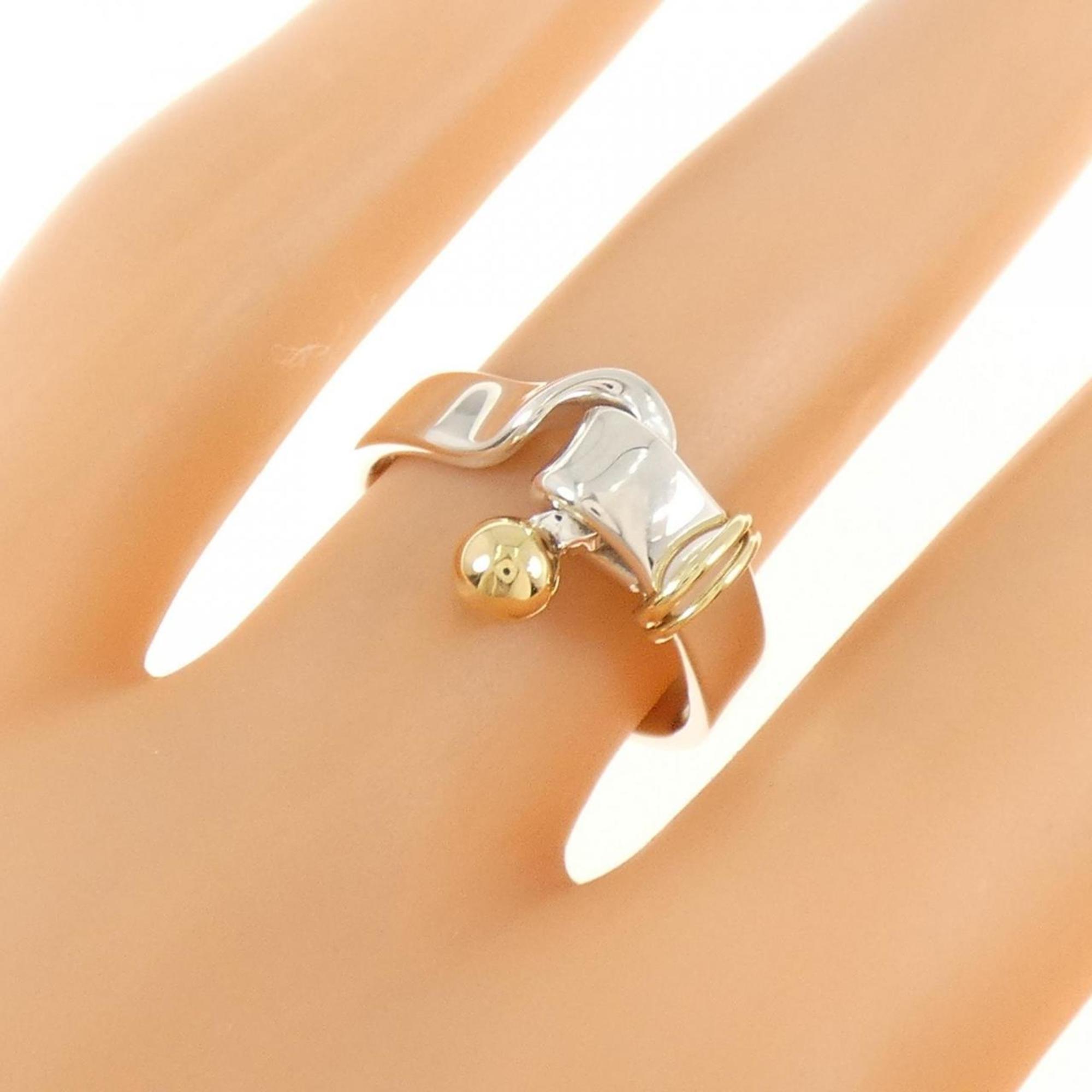Tiffany Yellow Gold (18K) Silver 925 Band Ring (Pre-Owned)