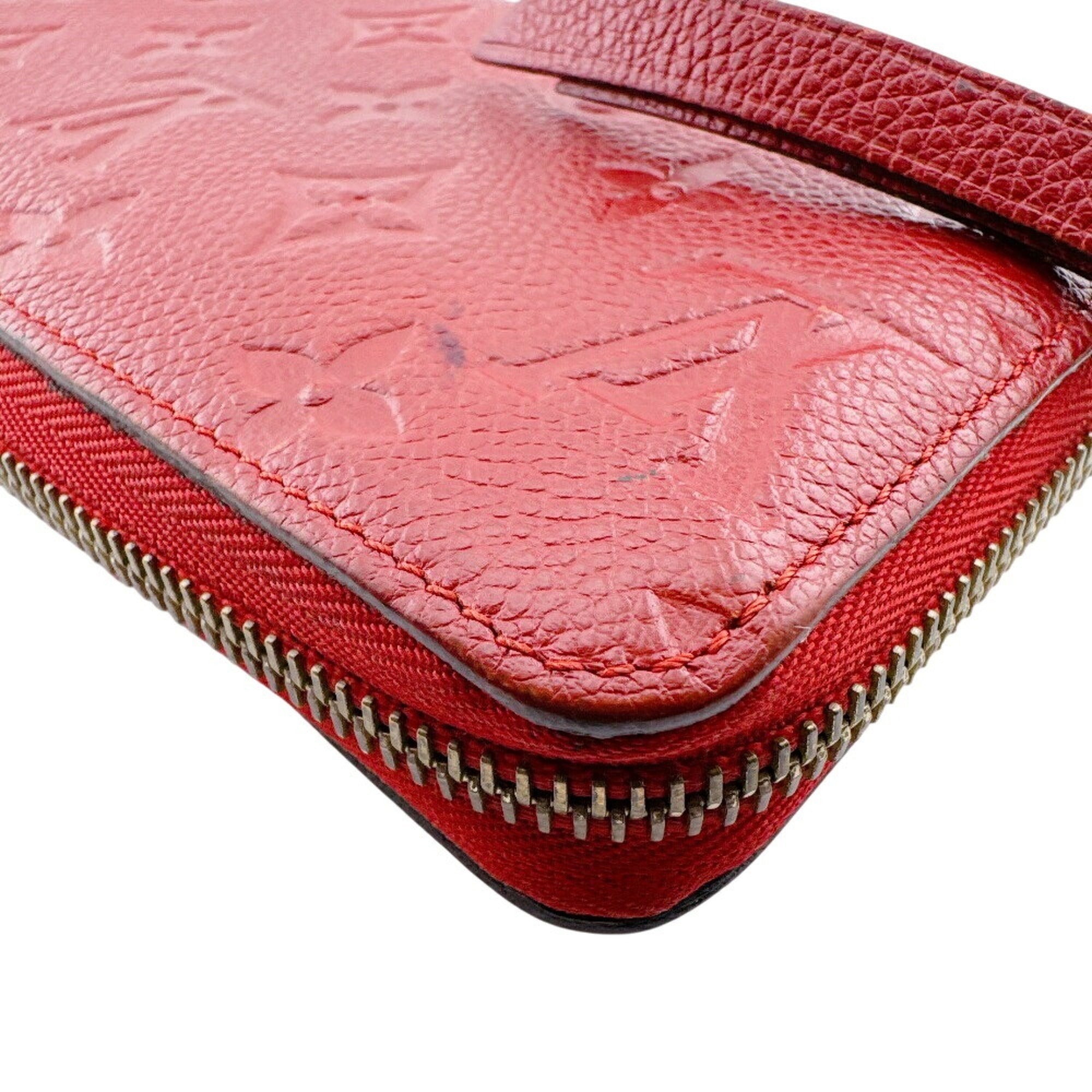 Louis Vuitton Red Color Monogram Empreinte (Pre-Owned)