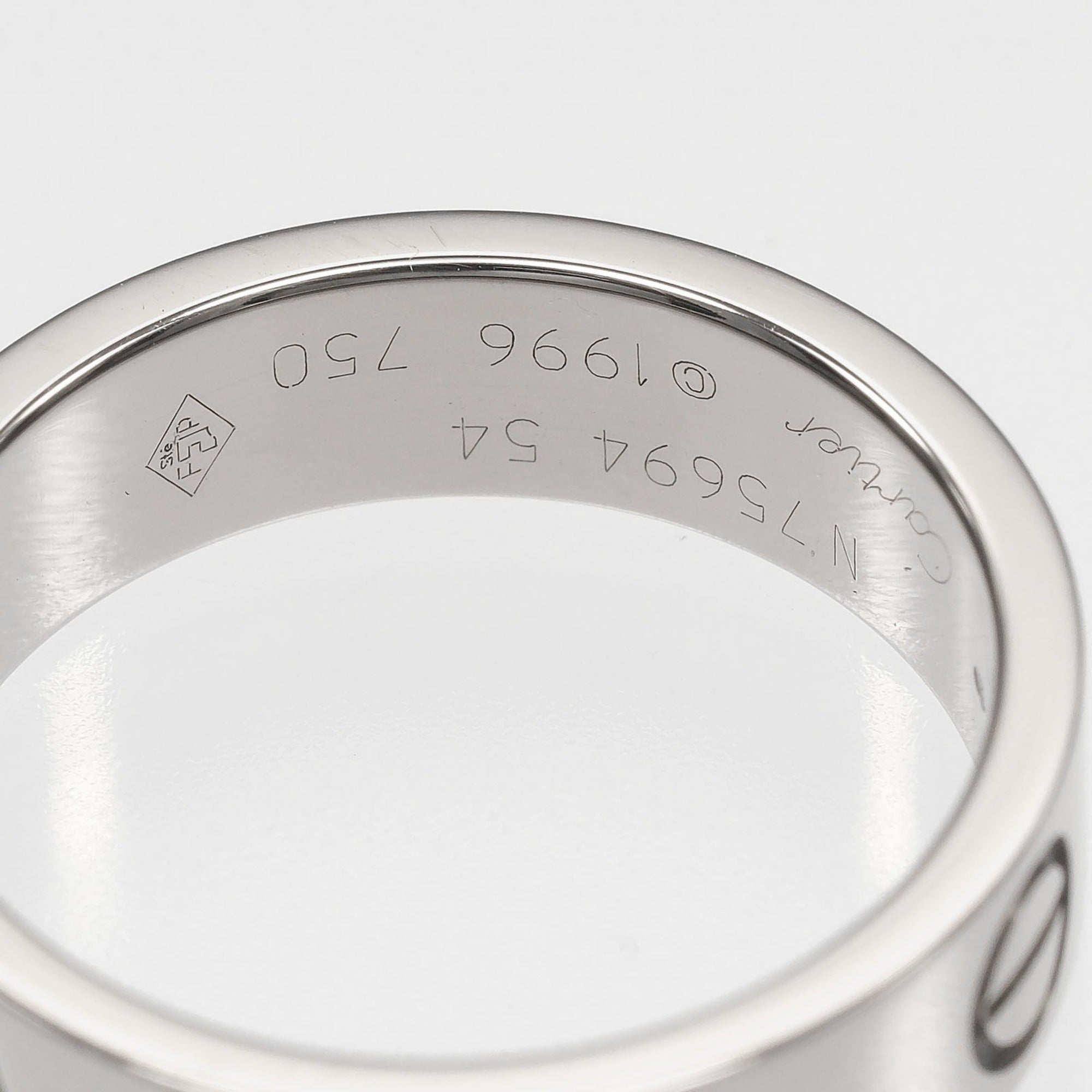 Cartier White Gold (18K) Band Ring (Pre-Owned)