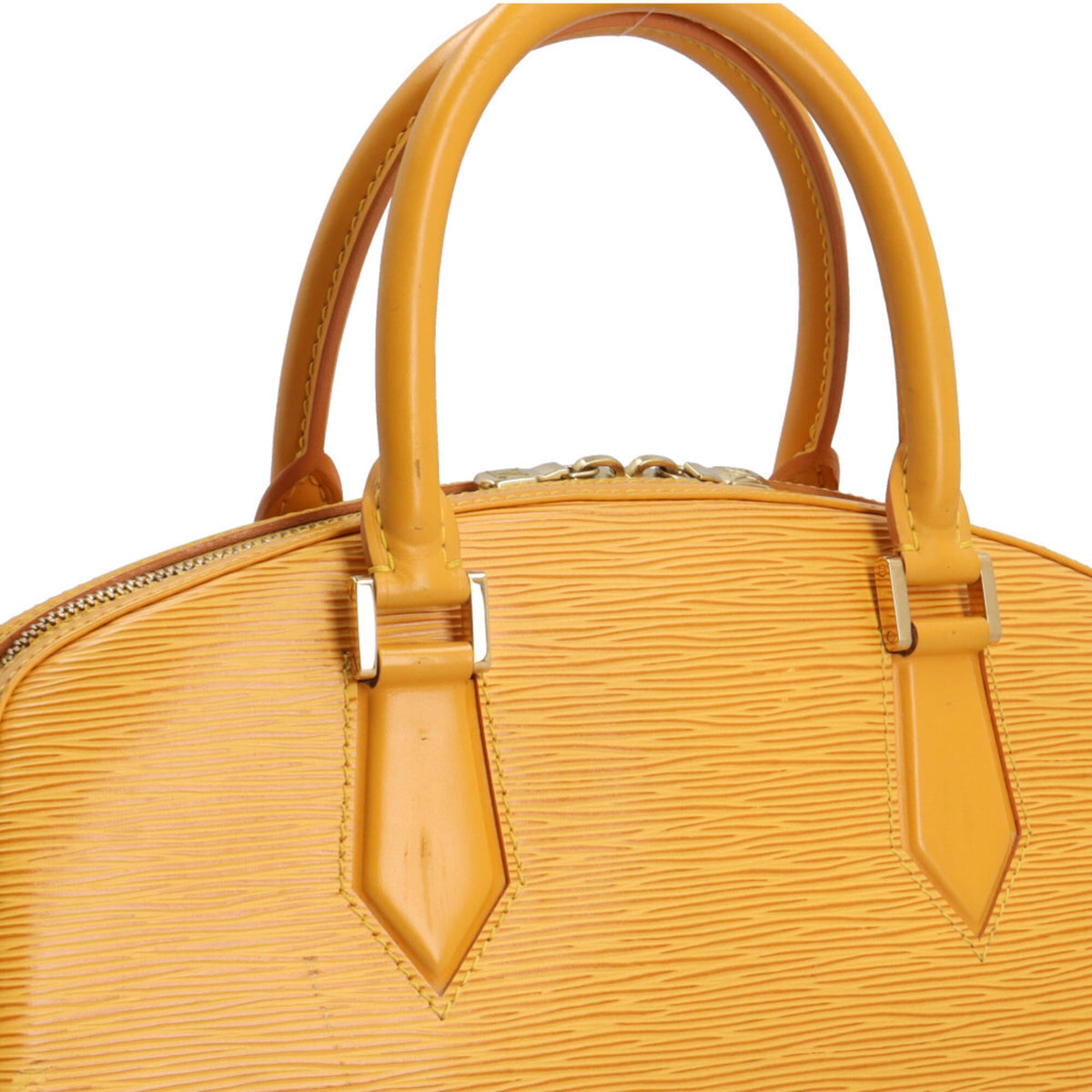 Louis Vuitton Epi Yellow Epi Leather Handbag (Pre-Owned)
