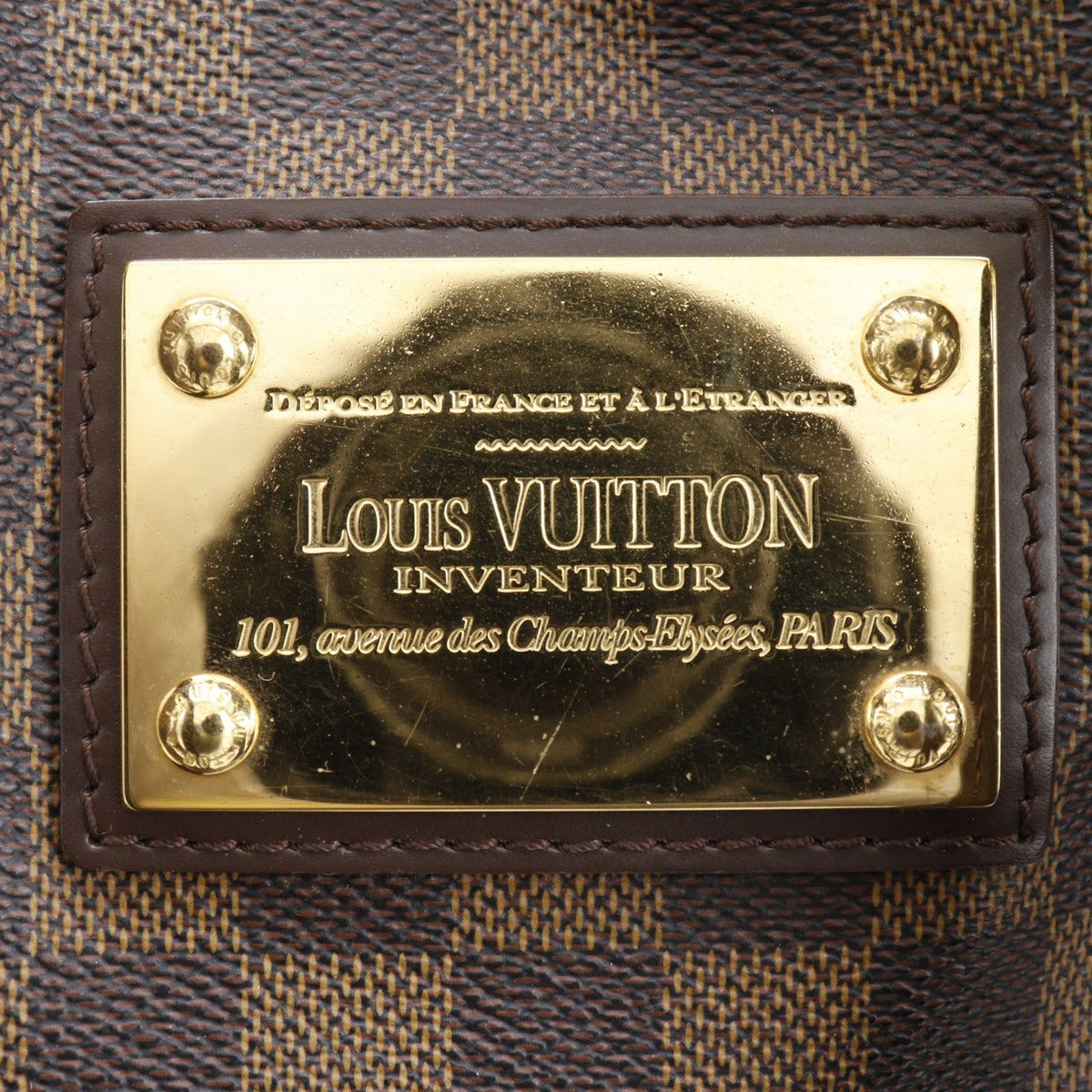 Louis Vuitton Damier Brown Damier Canvas Tote Bag (Pre-Owned)