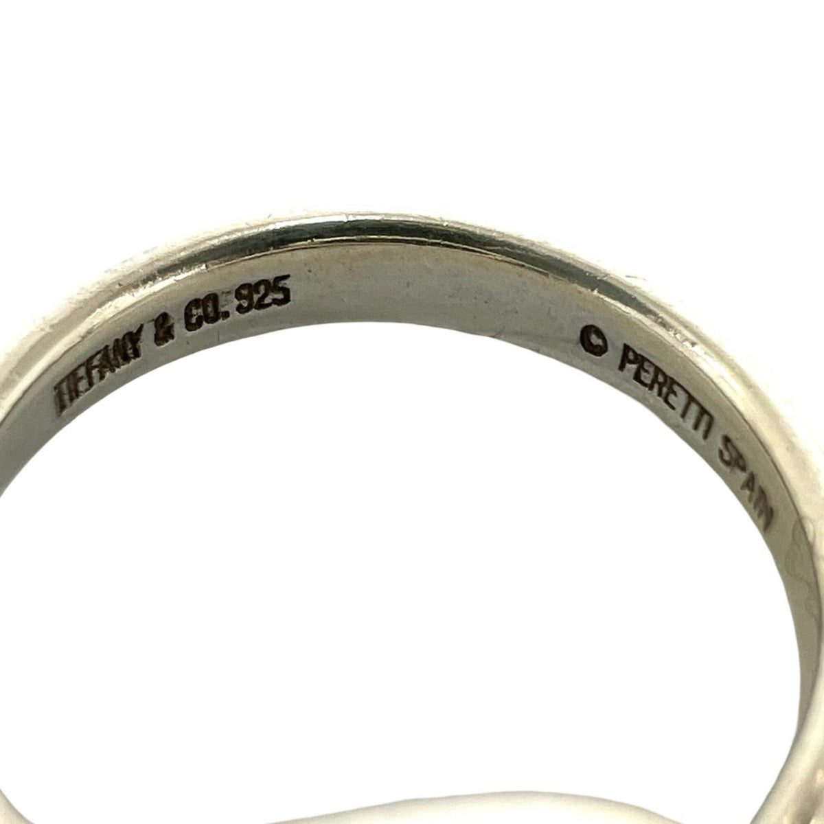 Tiffany Silver Silver 925 Band Ring (Pre-Owned)