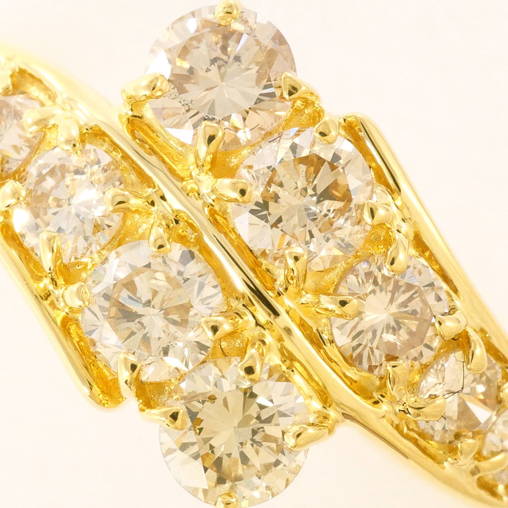 Unbranded Brown Yellow Gold Yellow Gold (18K) Band Ring (Pre-Owned)