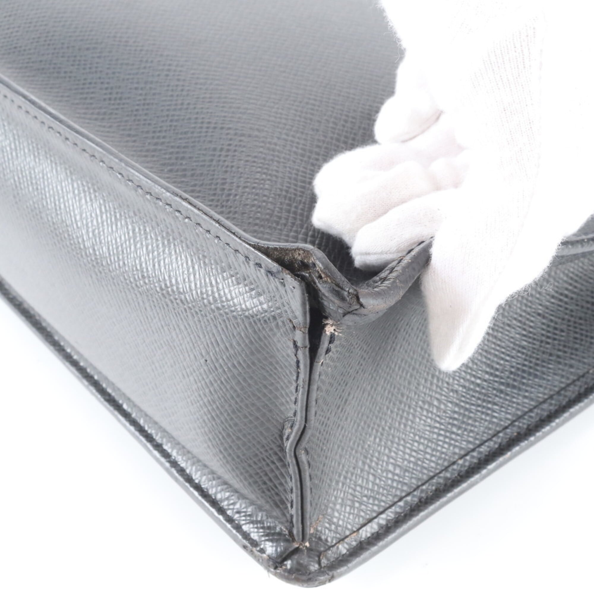 Louis Vuitton Ardoise Leather Briefcase (Pre-Owned)
