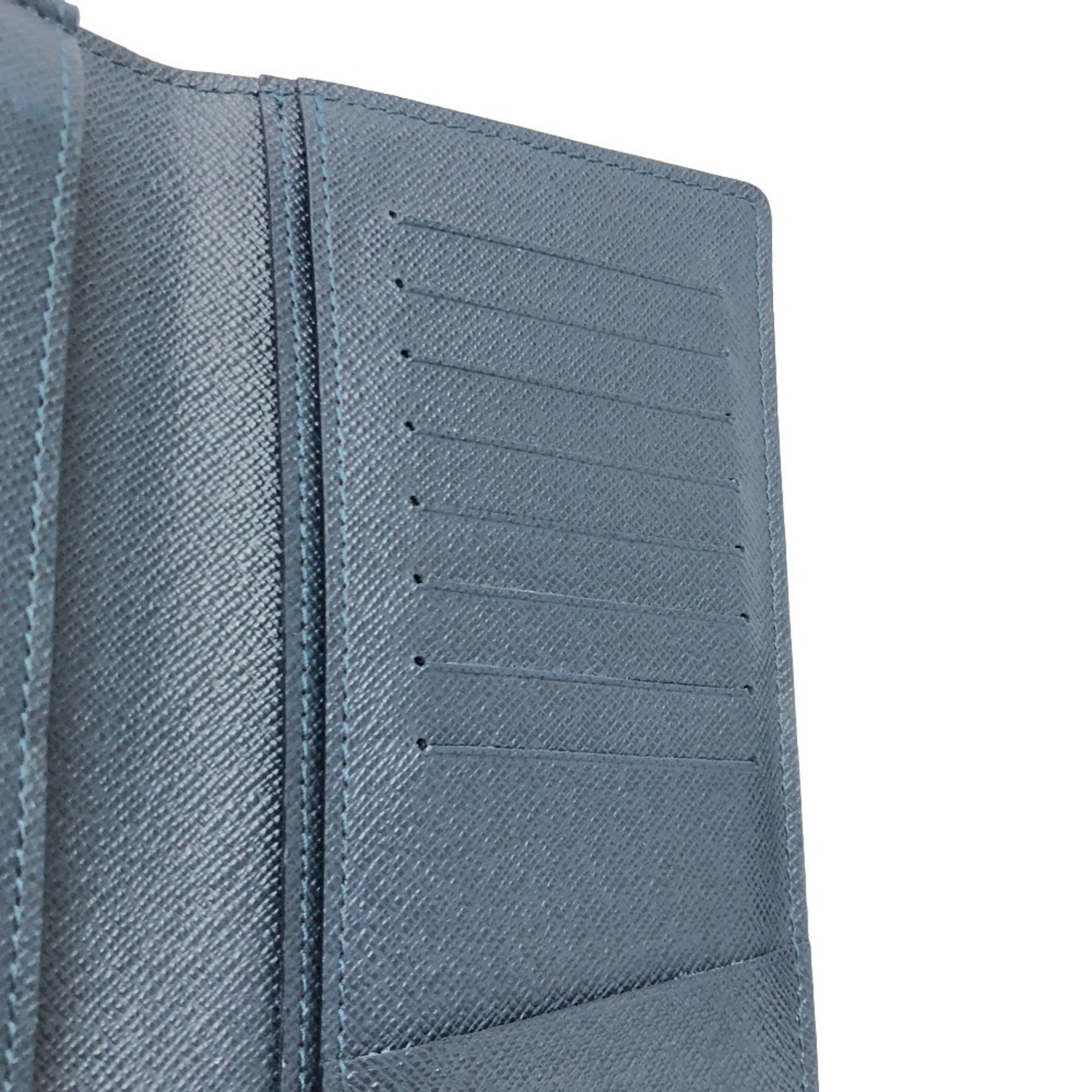Louis Vuitton Blue Wine Long Wallet (Bi-Fold) (Pre-Owned)