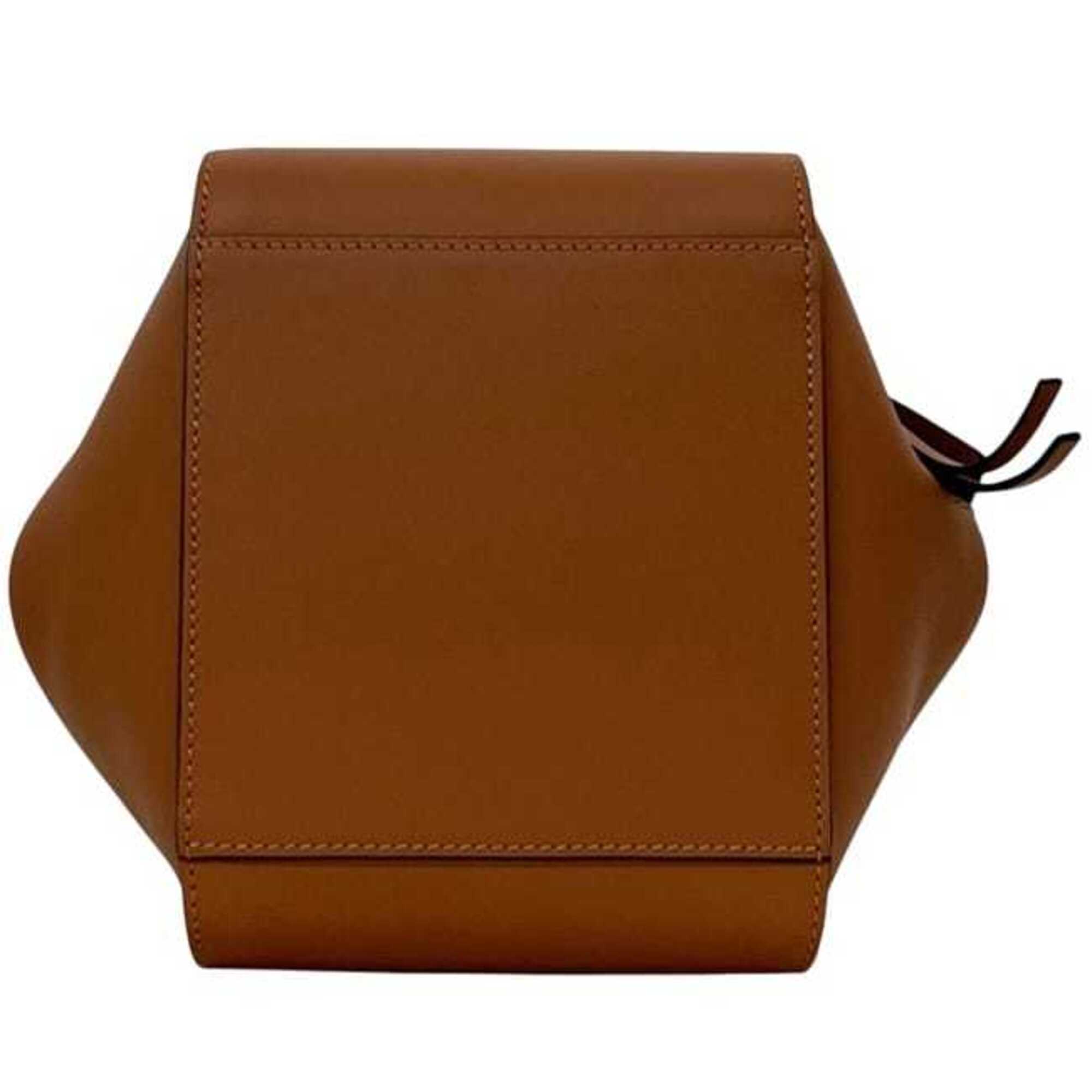 Loewe Hammock Brown Leather Shoulder Bag (Pre-Owned)