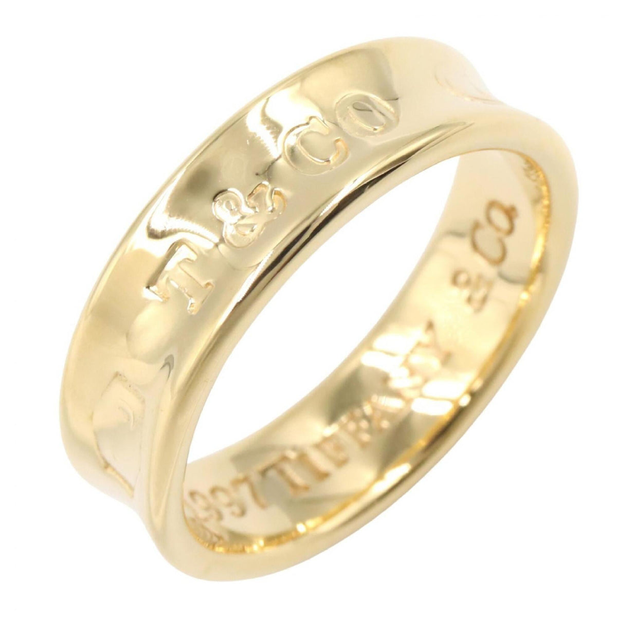 Tiffany 1837 Yellow Gold (18K) Band Ring (Pre-Owned)
