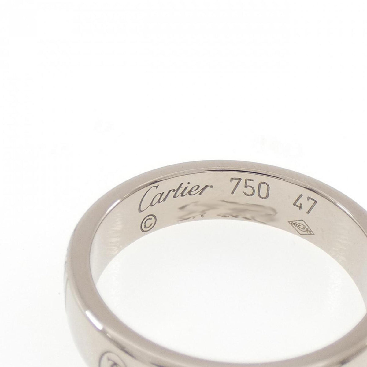 Cartier White Gold (18K) Band Ring (Pre-Owned)