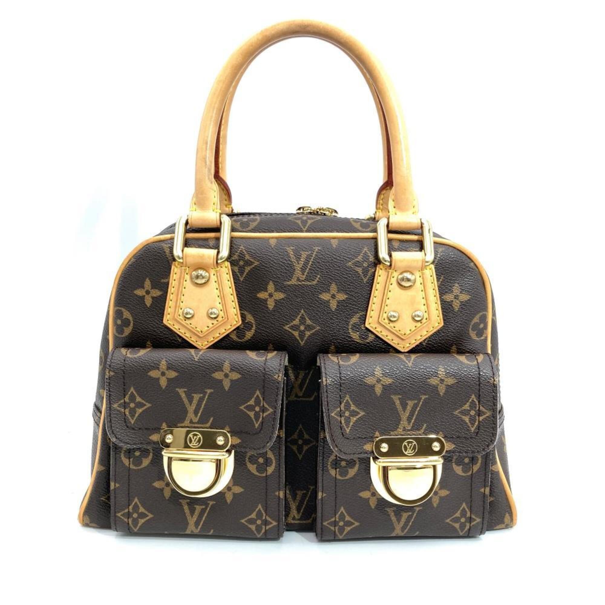 Louis Vuitton Brown Monogram Canvas Handbag (Pre-Owned)