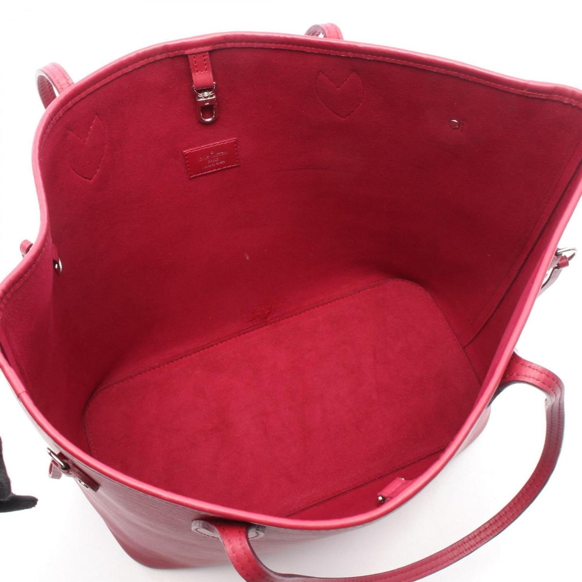 Louis Vuitton Pink Leather Handbag Pouch Tote Bag (Pre-Owned)