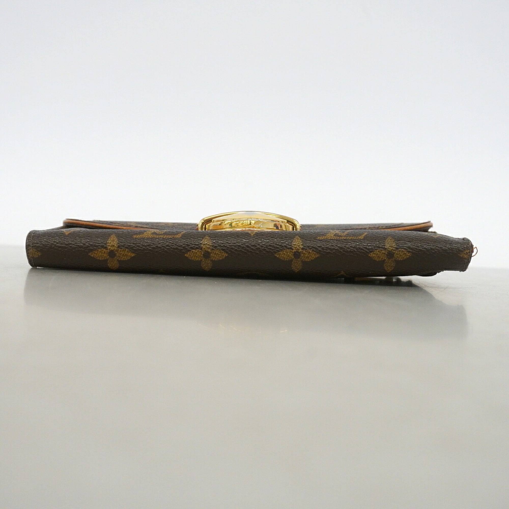 Louis Vuitton Brown Long Wallet (Tri-Fold) (Pre-Owned)