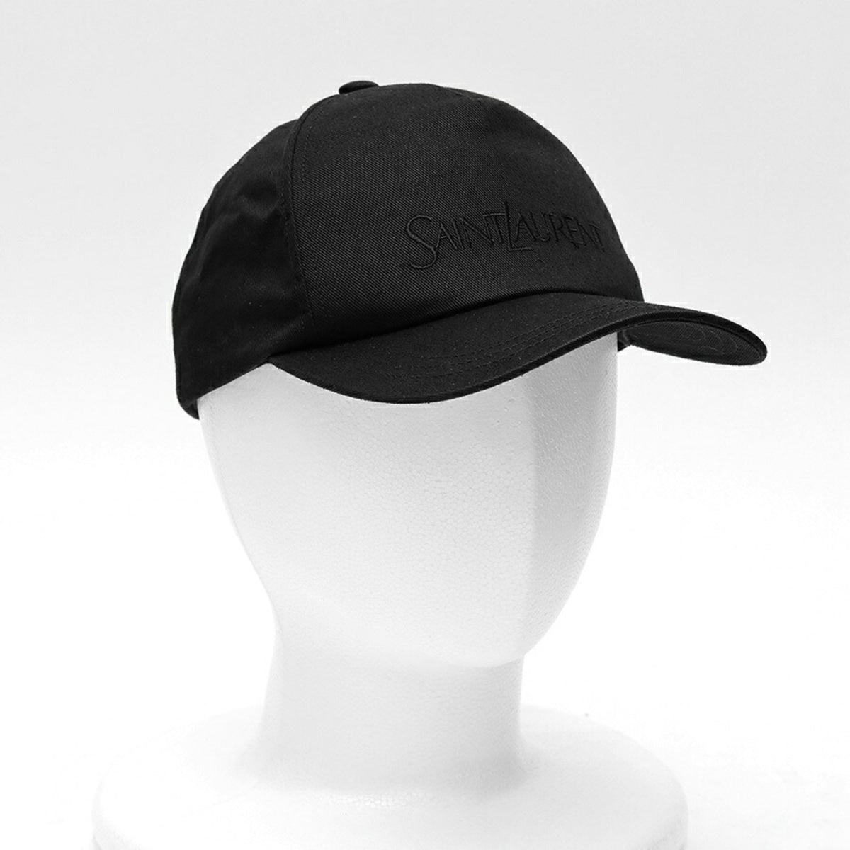 Yves Saint Laurent Black Cotton Linen Cap (Pre-Owned)