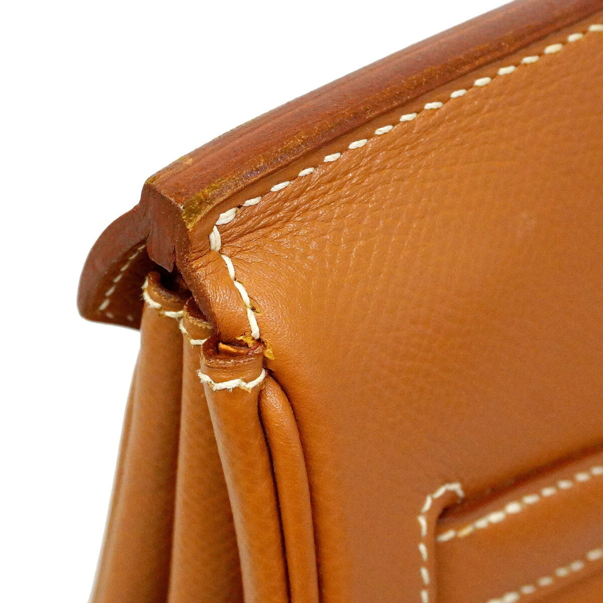 Hermes Gold Courchevel Leather Handbag (Pre-Owned)