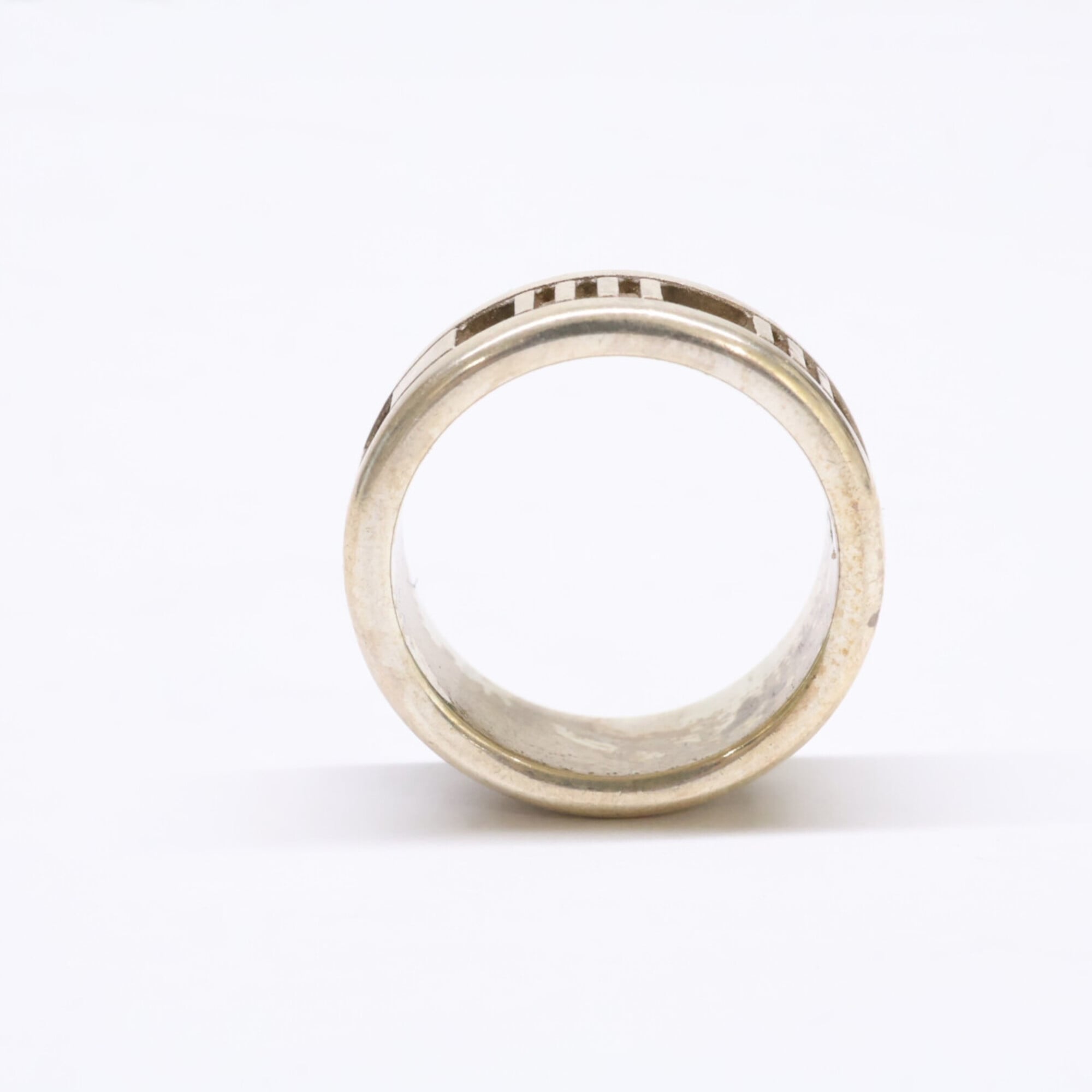 Tiffany Silver Silver 925 Band Ring (Pre-Owned)