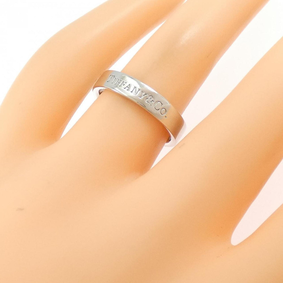 Tiffany Platinum 950 Band Ring (Pre-Owned)