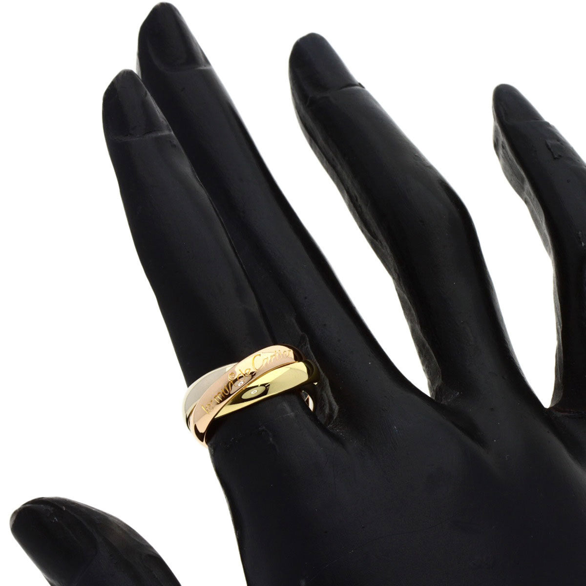 Cartier Trinity Yellow Gold (18K) Pink Gold (18K) White Gold (18K) Band Ring (Pre-Owned)