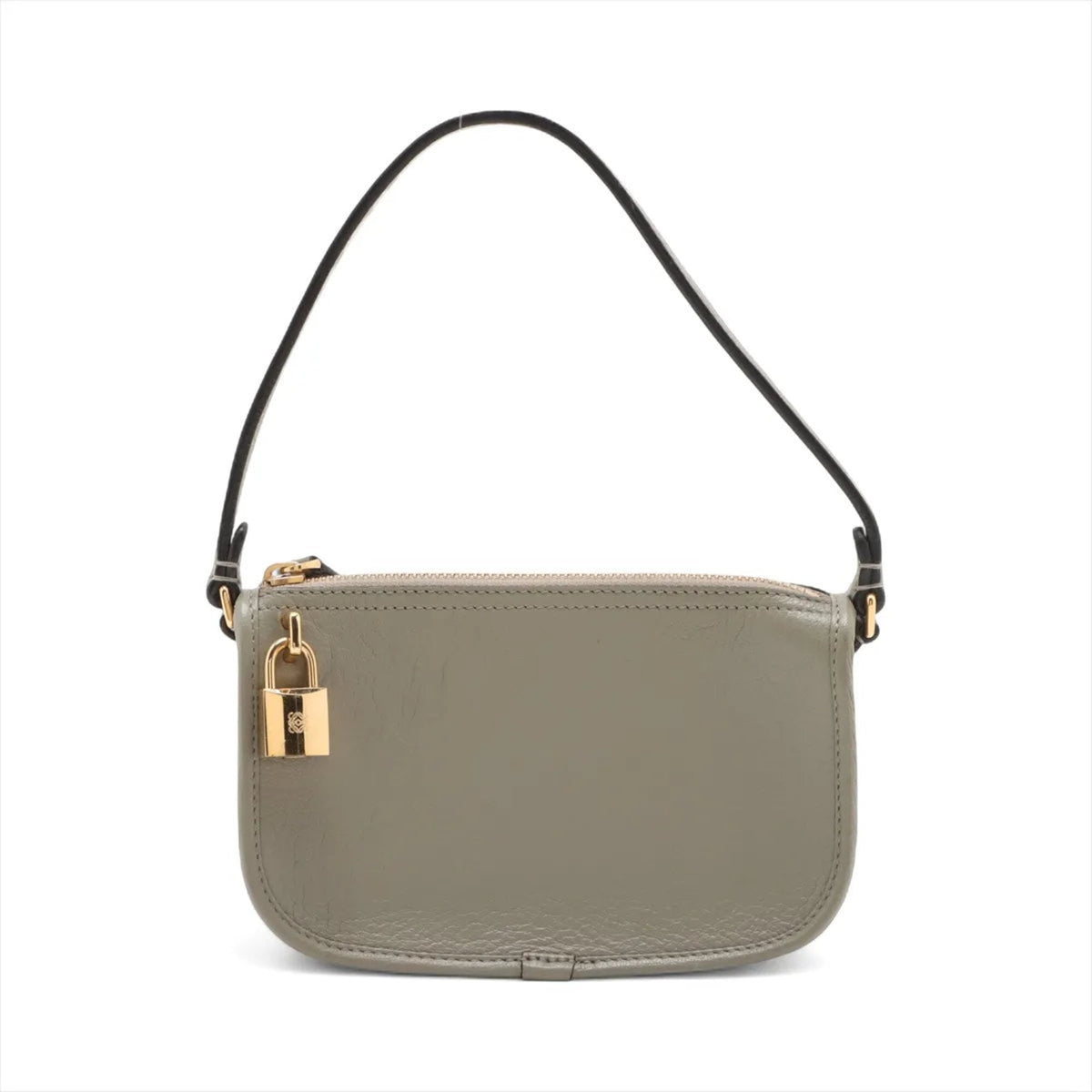 Loewe Gray Leather Handbag (Pre-Owned)