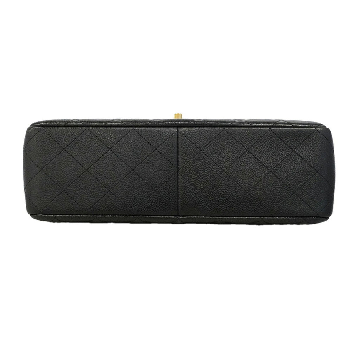 Chanel Black Grained Calfskin Shoulder Bag (Pre-Owned)