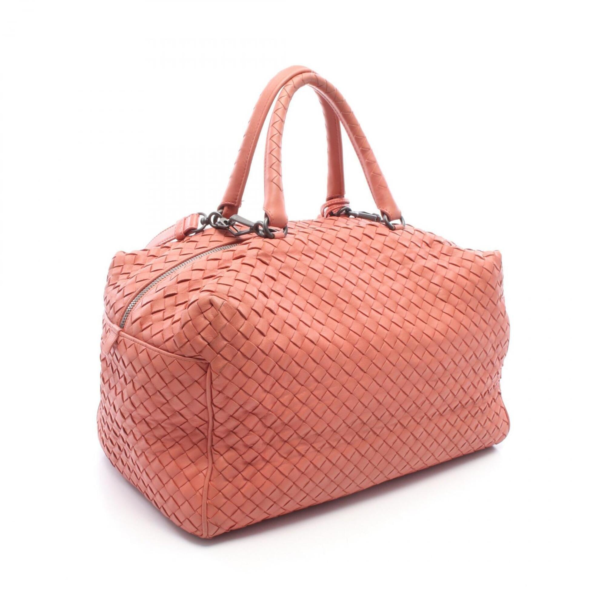 Bottega Veneta Pink Intrecciato Handbag (Pre-Owned)
