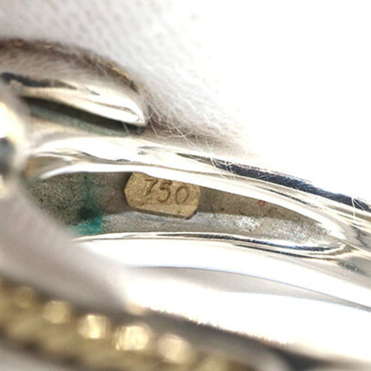 Tiffany Yellow Gold (18K) Sterling Silver 925 Band Ring (Pre-Owned)