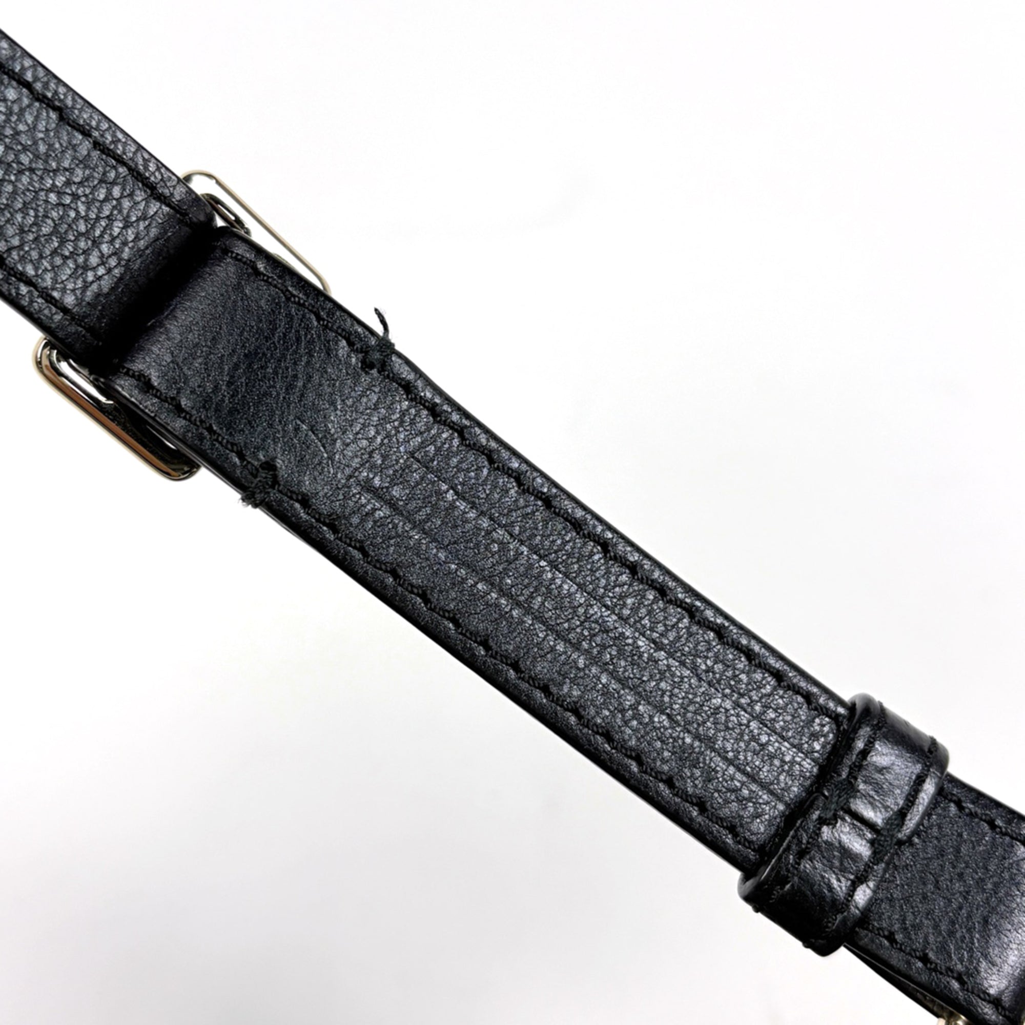 Chanel Black Grained Calfskin Sling Bag (Pre-Owned)