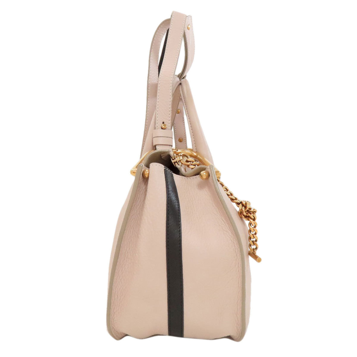 Chloé Pink Beige Leather Handbag (Pre-Owned)