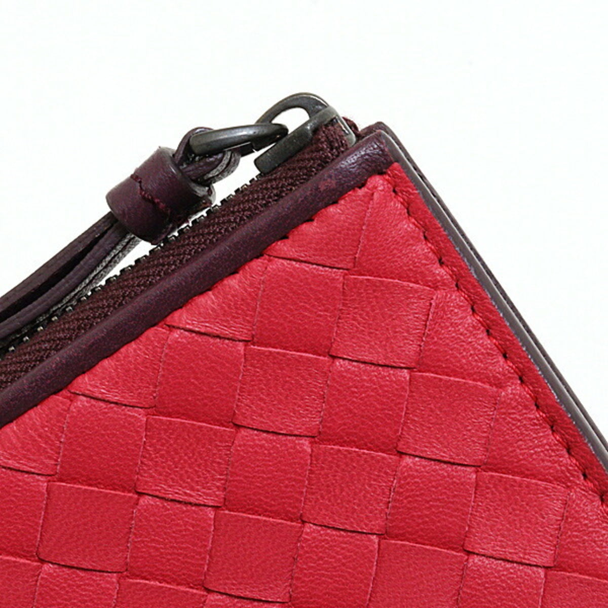 Bottega Veneta Red Color Coin Purse/Coin Case (Pre-Owned)