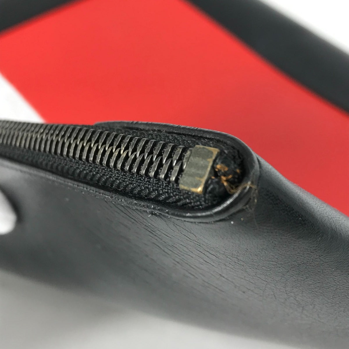 Christian Louboutin Black Leather Clutch Bag (Pre-Owned)