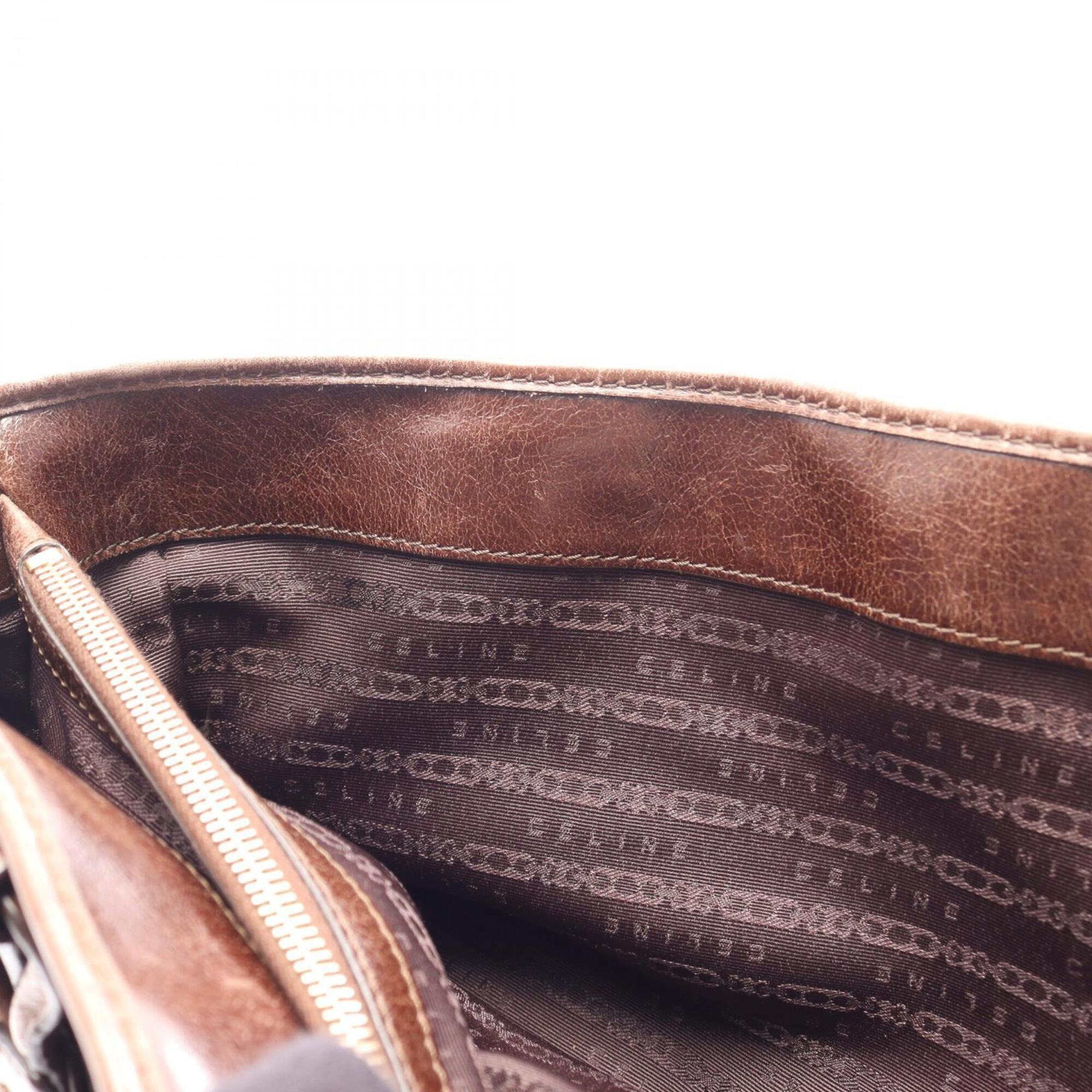 Celine Brown Leather Handbag (Pre-Owned)