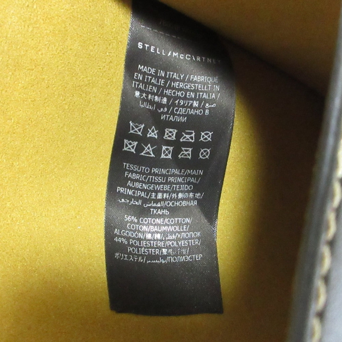 Stella Mccartney Beige Black Tote Bag (Pre-Owned)