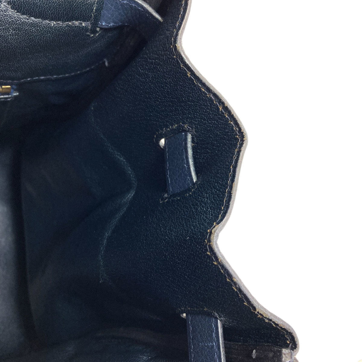 Hermes Blue Indigo Ardennes Leather Handbag (Pre-Owned)