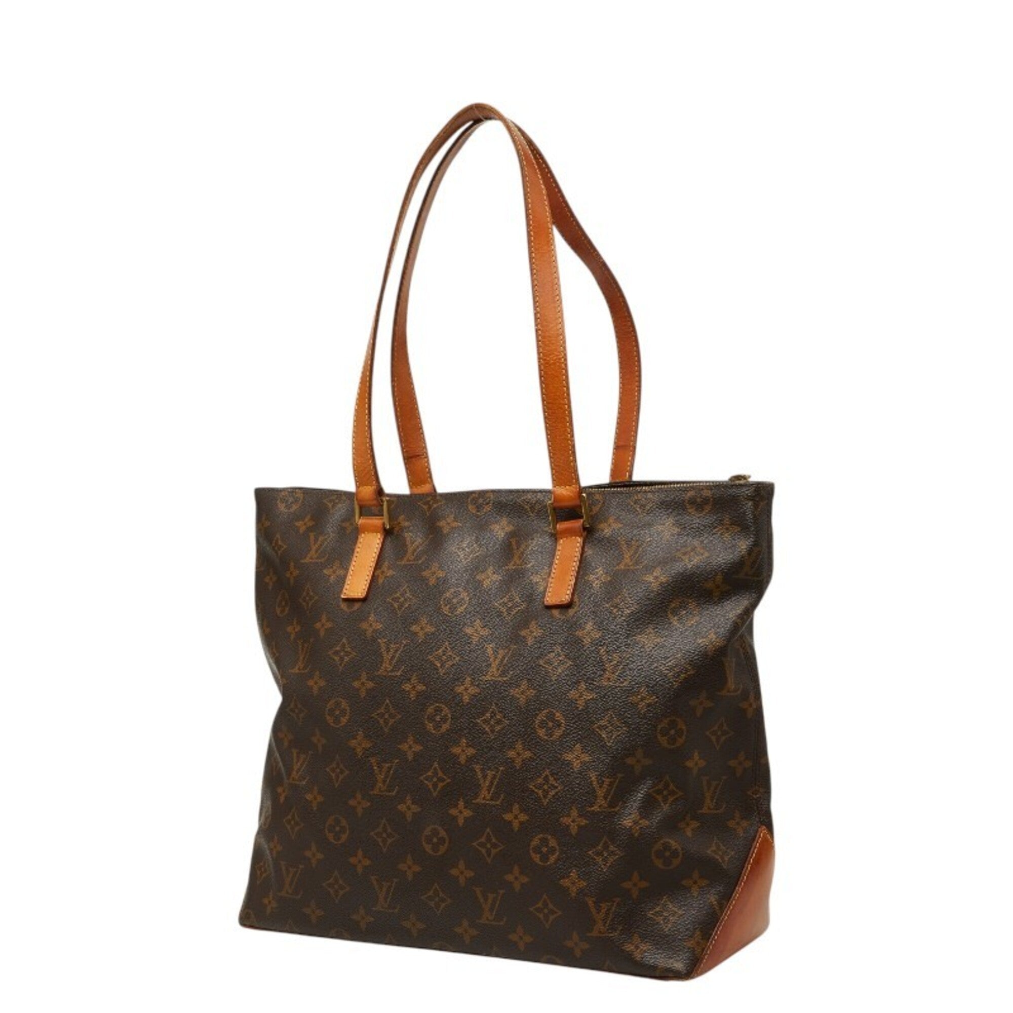 Louis Vuitton Brown Pvc Leather Shoulder Bag Tote Bag (Pre-Owned)