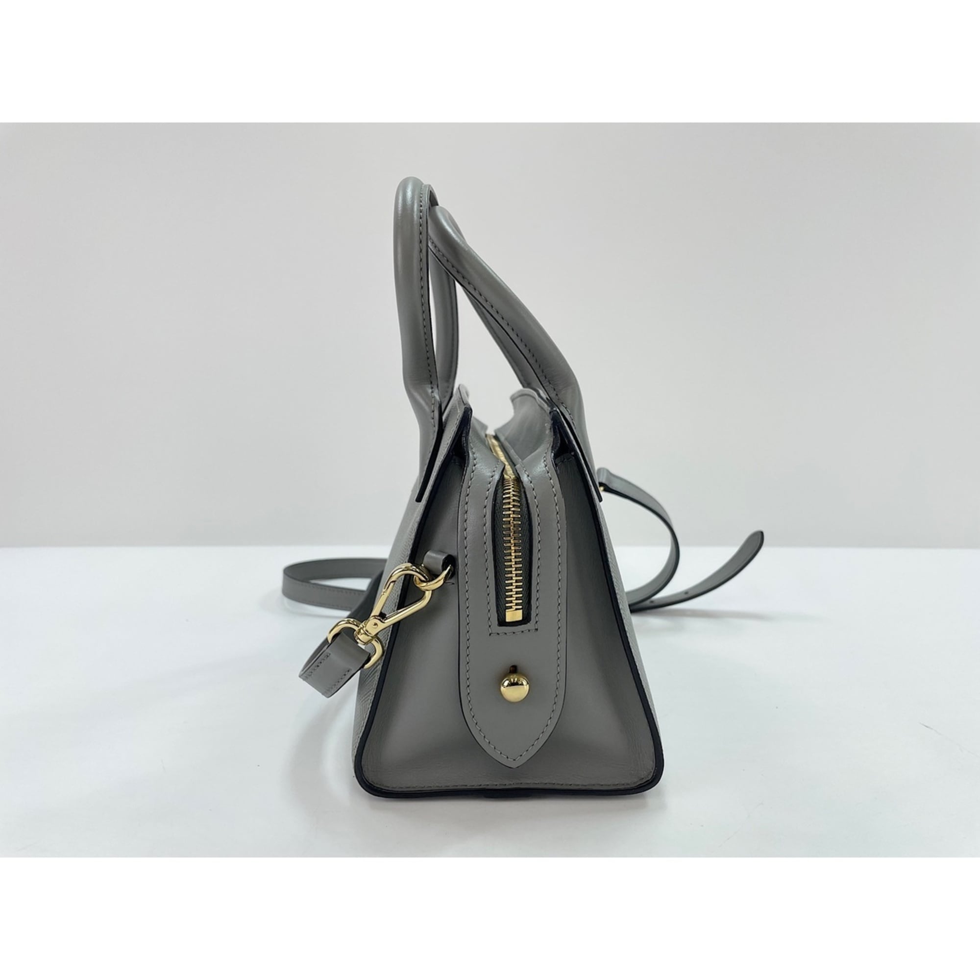 Prada Gray Shoulder Bag (Pre-Owned)