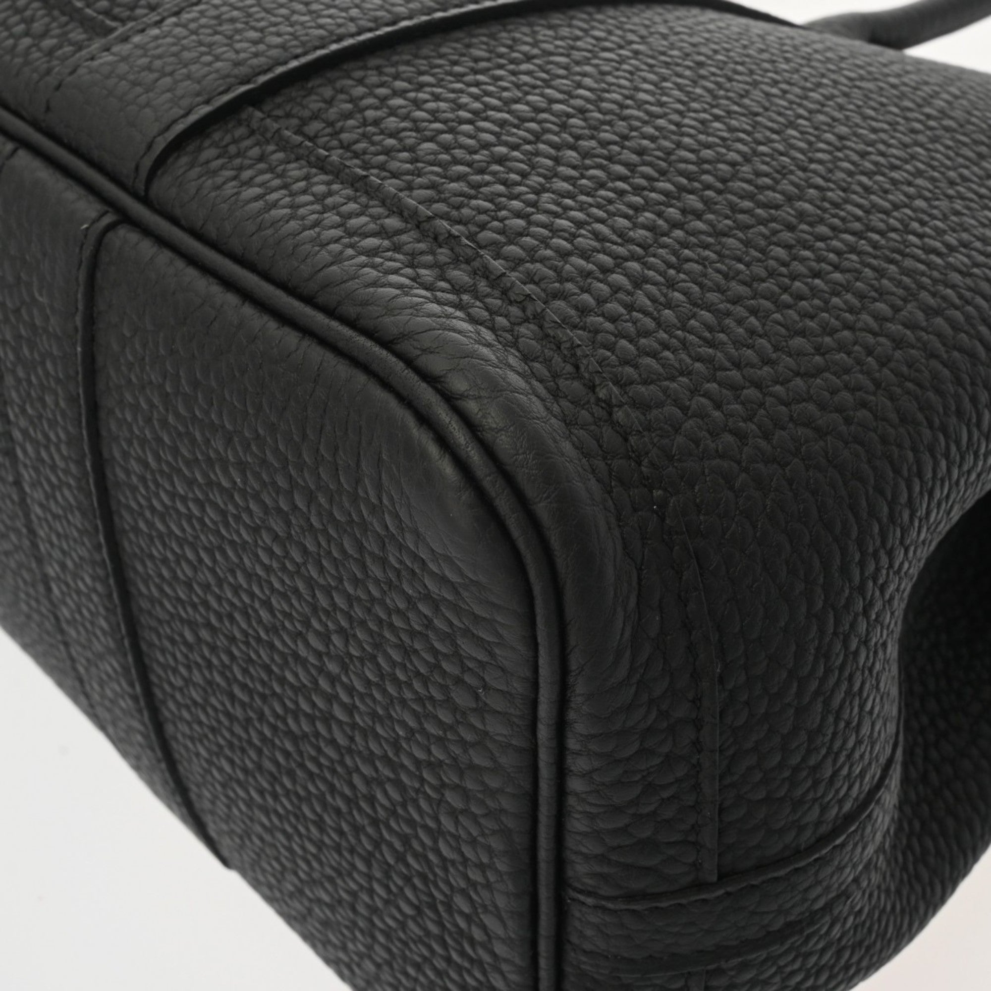 Hermes Black Negonda Leather Handbag (Pre-Owned)