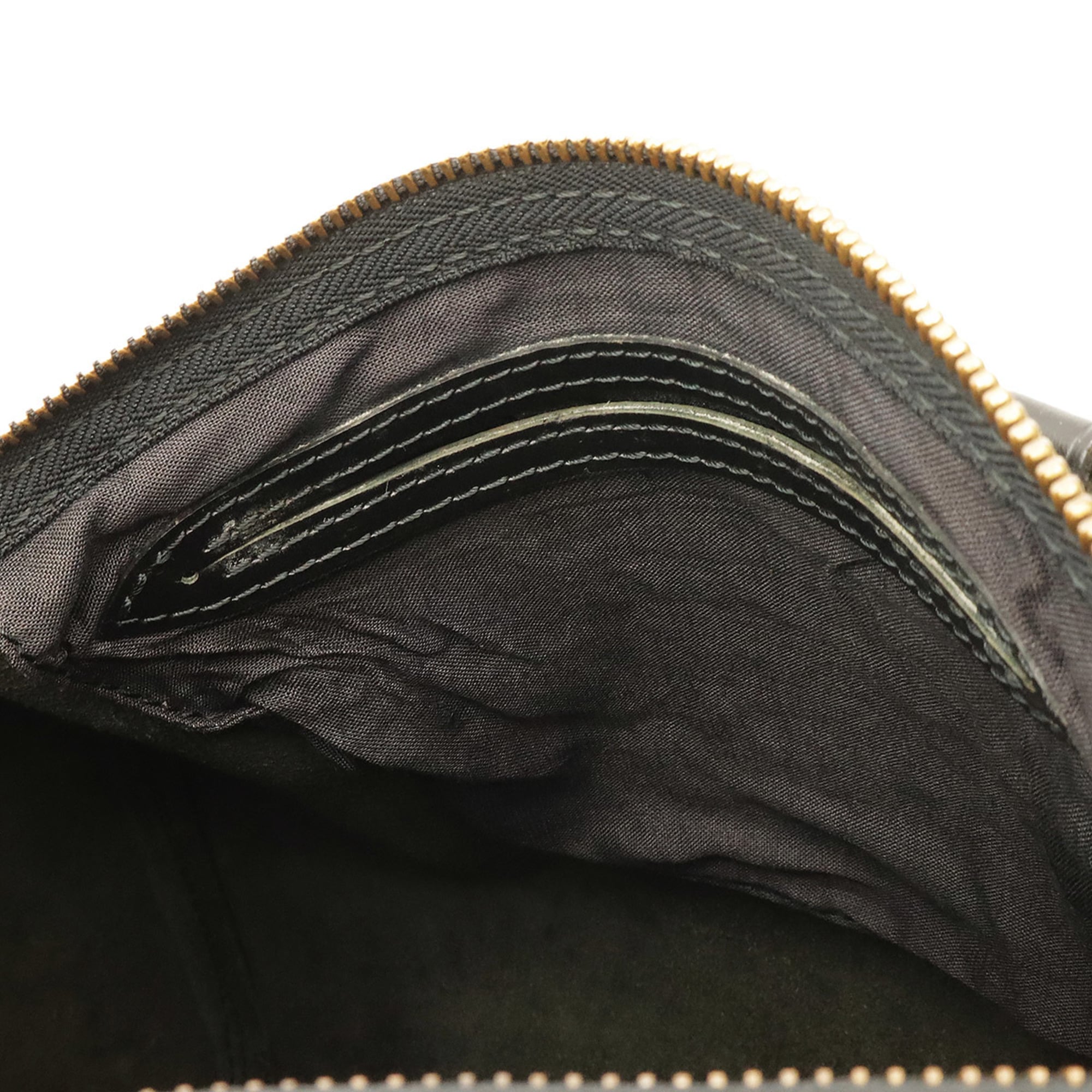 Louis Vuitton Noir Epi Leather Boston Bag Handbag (Pre-Owned)