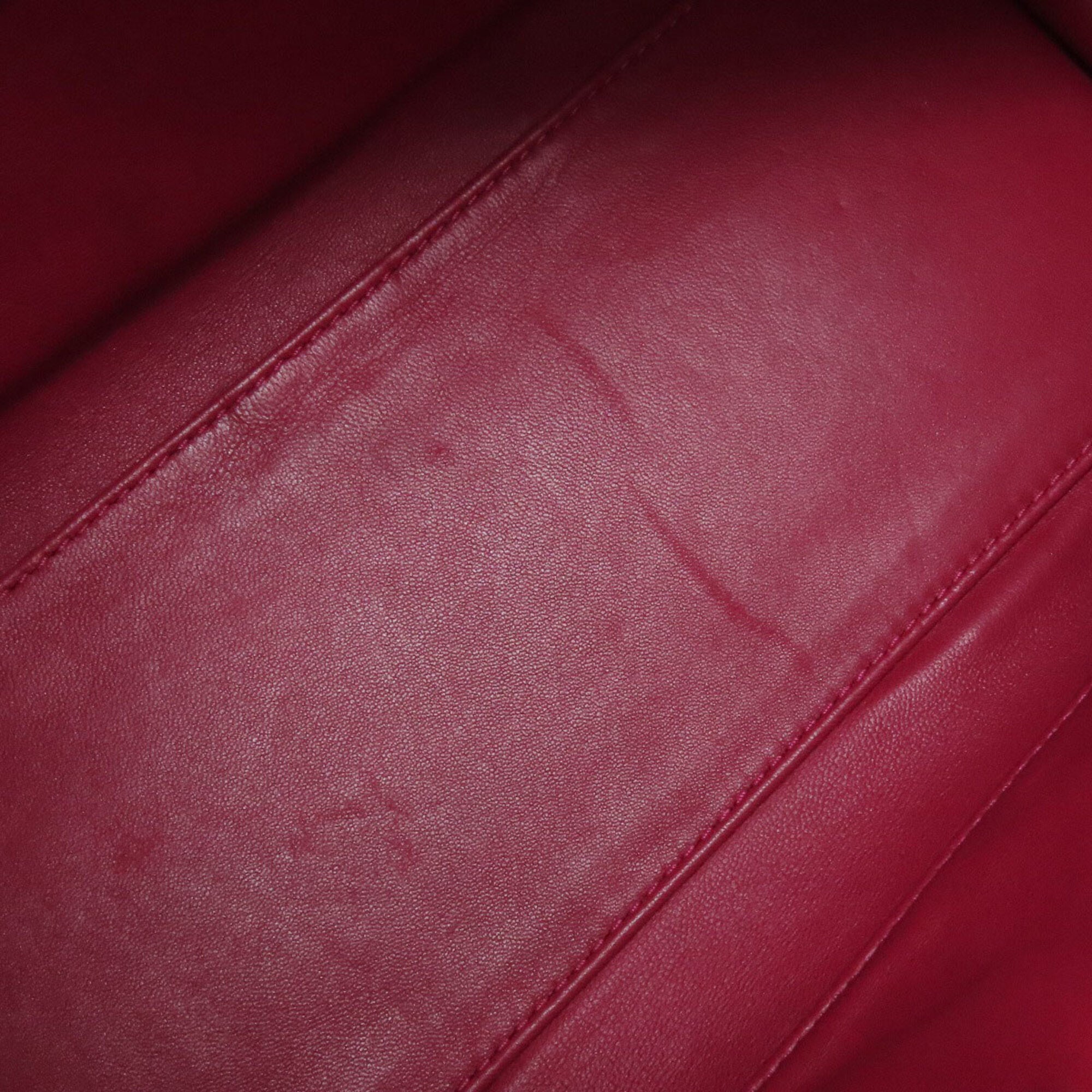 Loewe Red Color Leather Tote Bag (Pre-Owned)