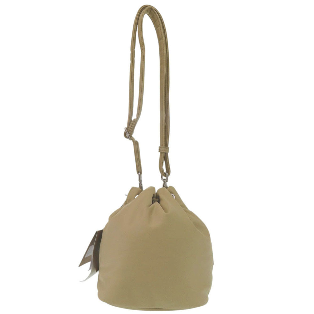 Burberry Beige Nylon Shoulder Bag Sling Bag (Pre-Owned)