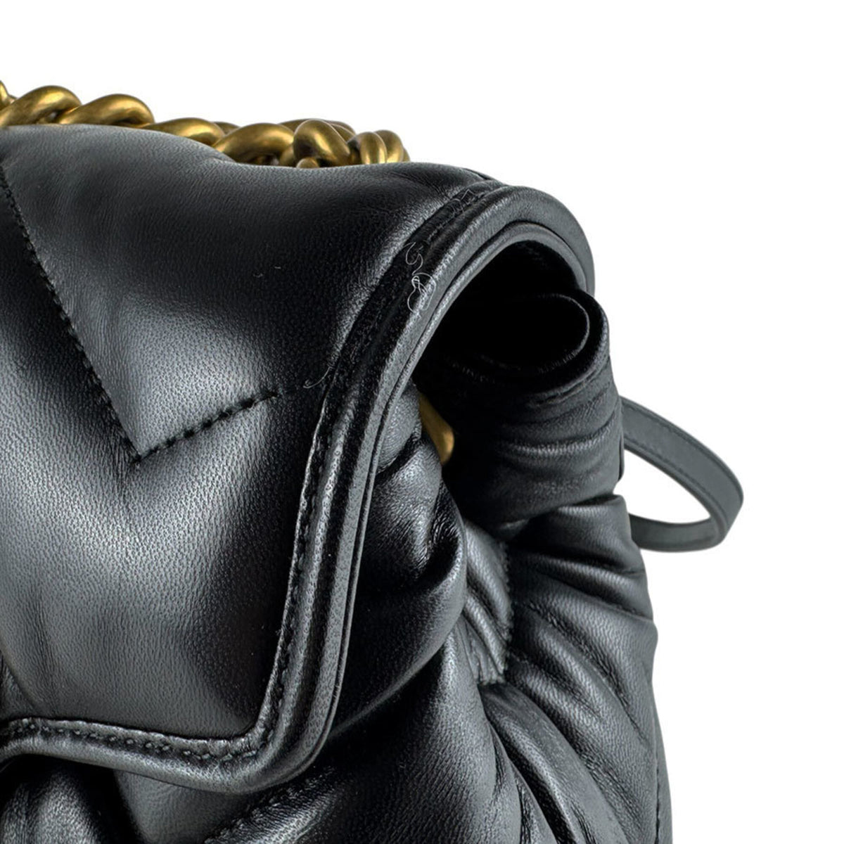 Gucci Black Leather Backpack (Pre-Owned)