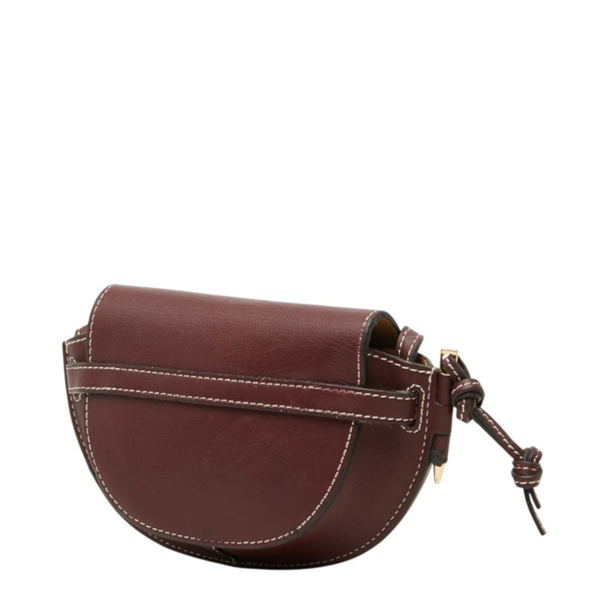 Loewe Bordeaux Leather Shoulder Bag (Pre-Owned)
