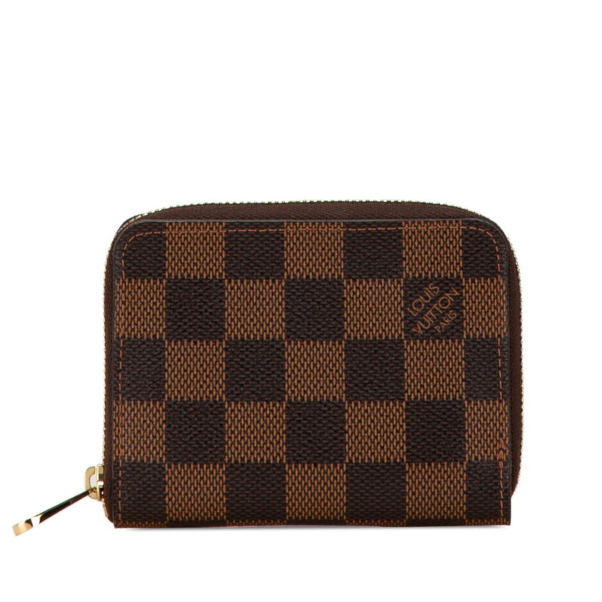 Louis Vuitton Brown Pvc Leather Coin Purse/Coin Case (Pre-Owned)