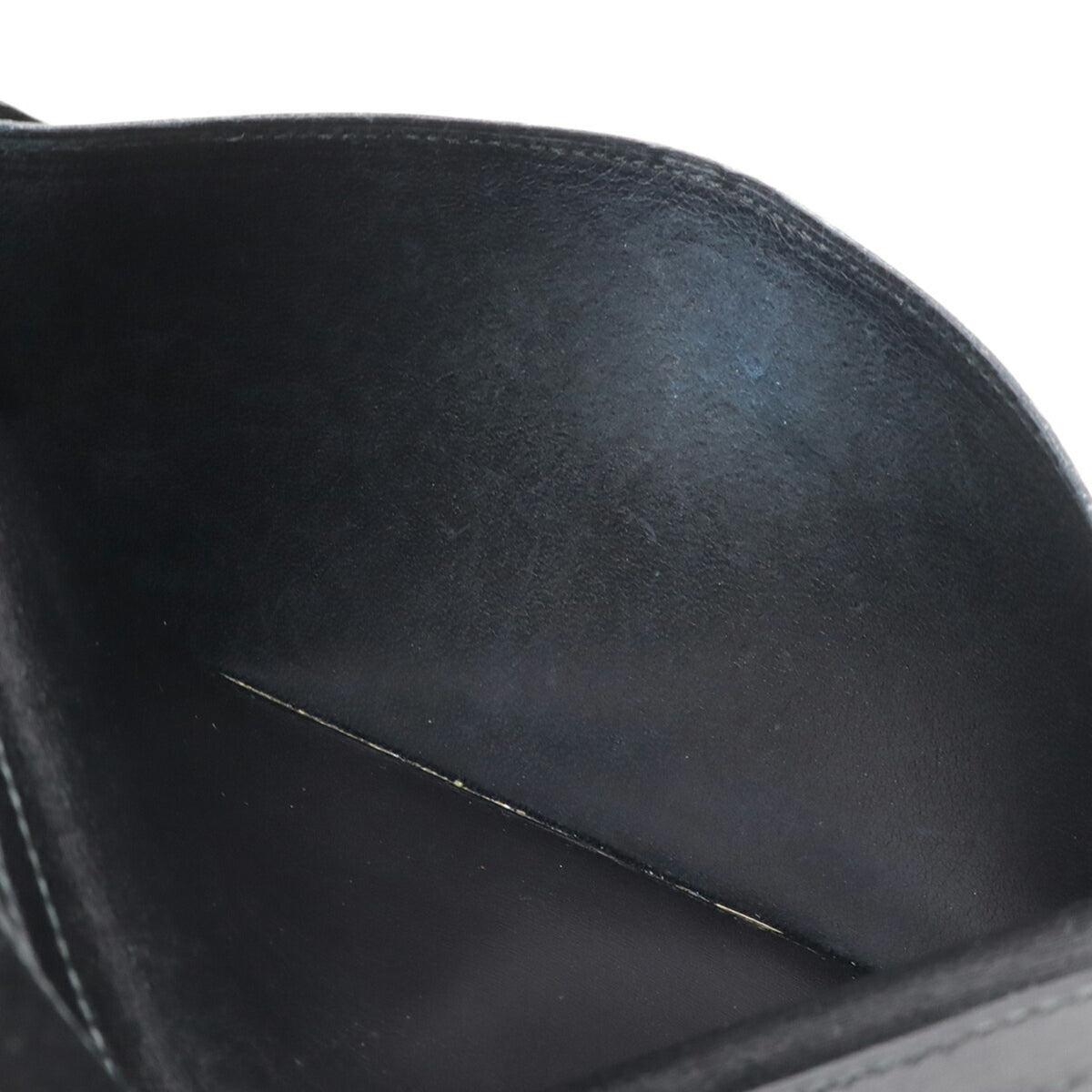 Hermes Osaka Black Box Calf Leather Long Wallet (Bi-Fold) (Pre-Owned)