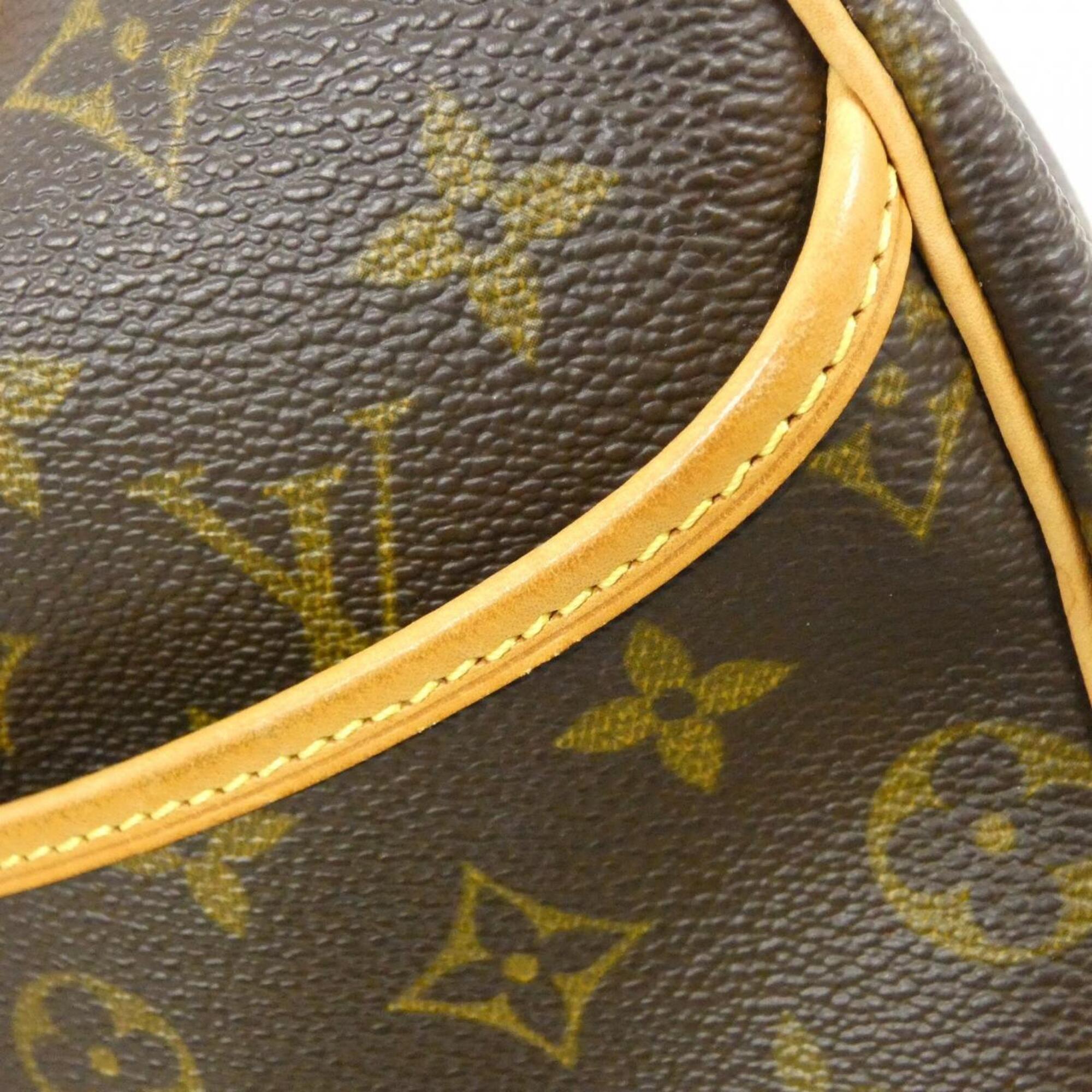 Louis Vuitton Brown Coated Canvas Handbag (Pre-Owned)