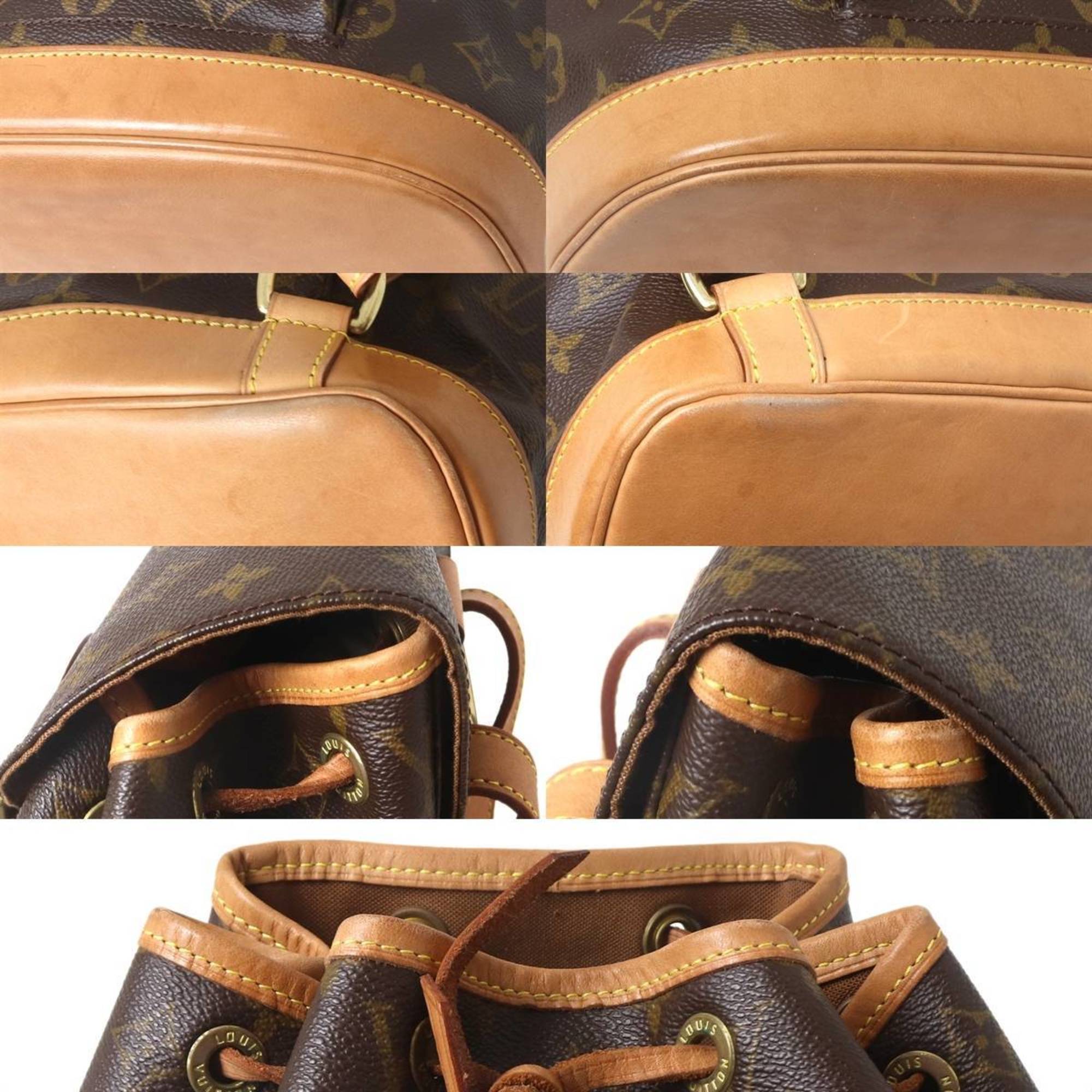 Louis Vuitton Monogram Leather Backpack (Pre-Owned)