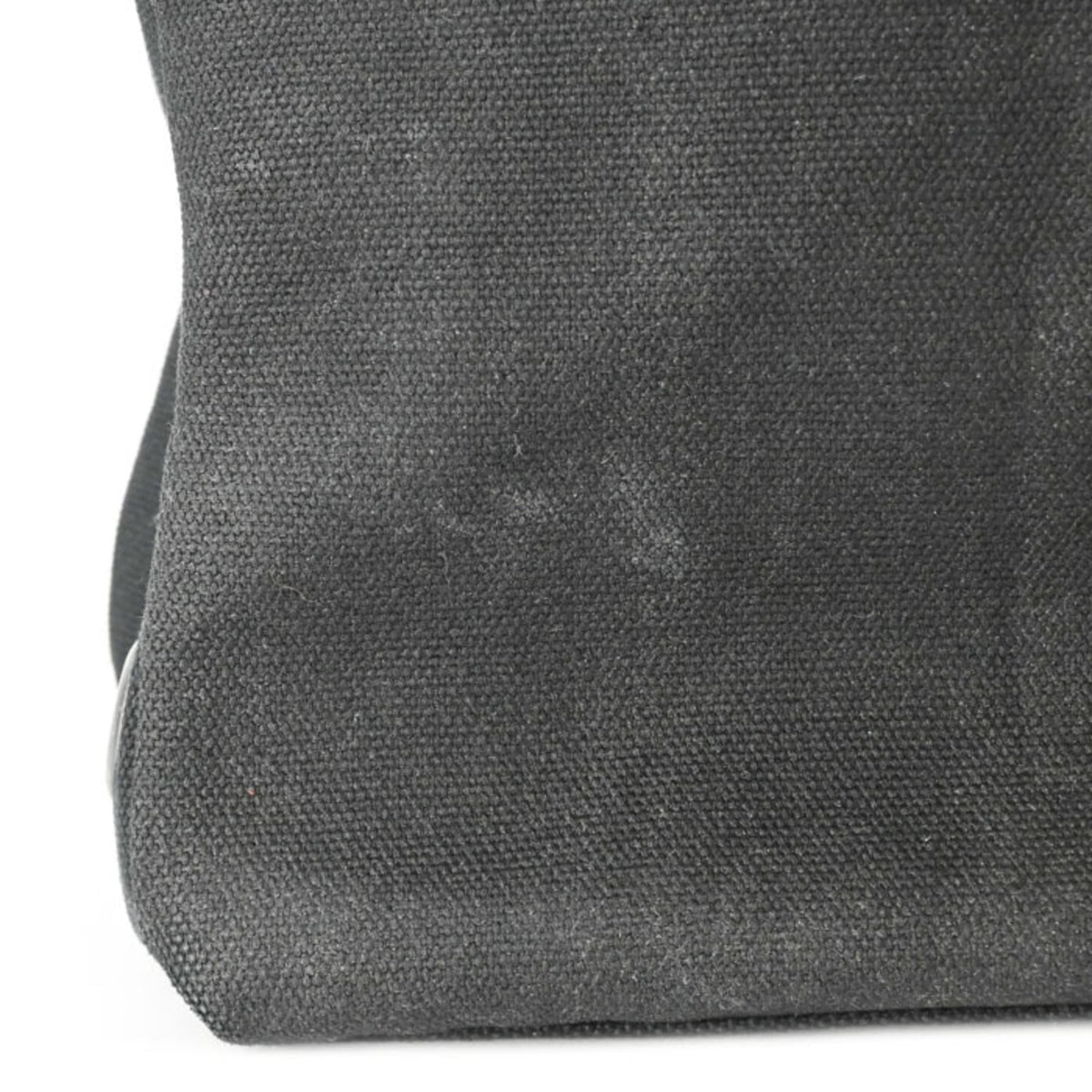 Bottega Veneta Black Canvas Shoulder Bag (Pre-Owned)