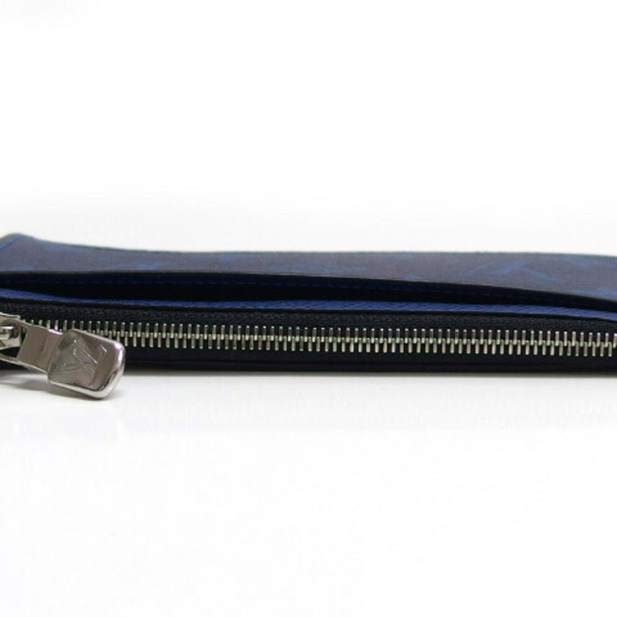 Louis Vuitton Blue Cobalt Monogram Canvas Taiga Leather Leather Coin Purse/Coin Case (Pre-Owned)