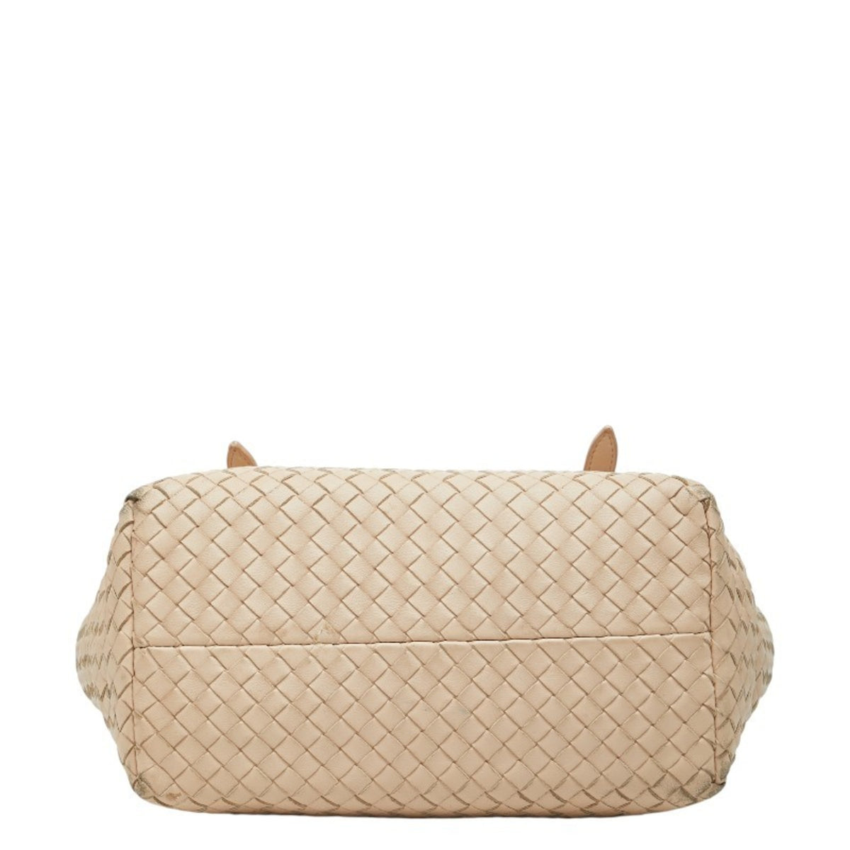 Bottega Veneta Pink Beige Leather Handbag Tote Bag (Pre-Owned)