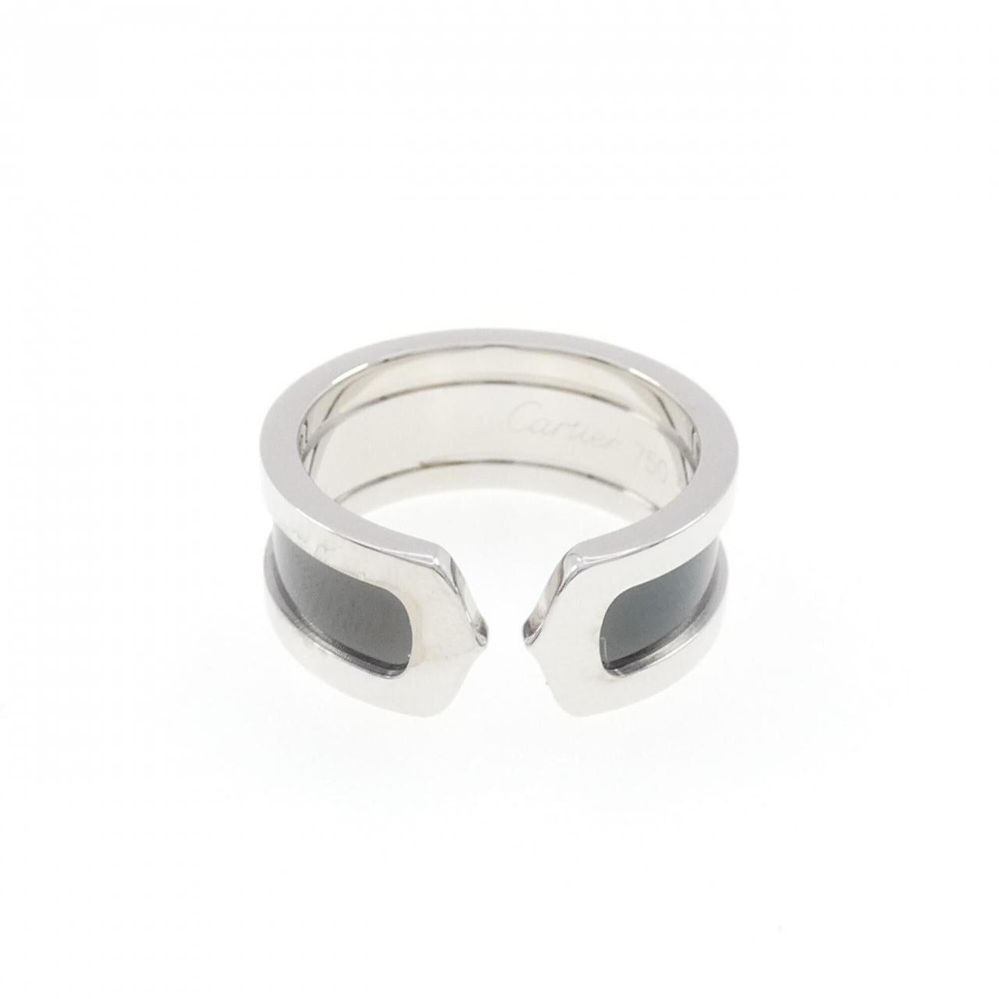 Cartier C2 White Gold (18K) Band Ring (Pre-Owned)