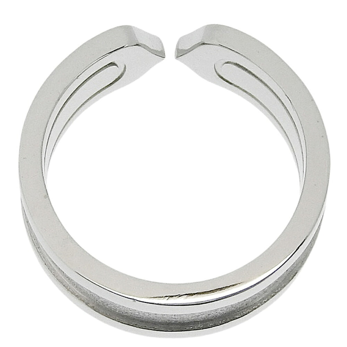 Cartier White Gold White Gold (18K) Band Ring (Pre-Owned)